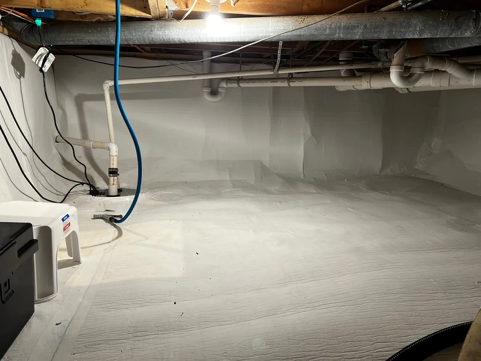 Crawlspace Encapsulation and Sump Pump